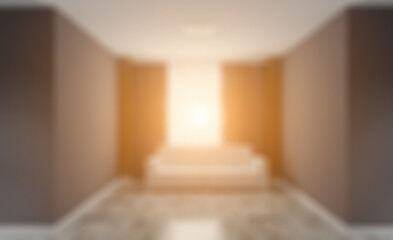 Fototapeta na wymiar Modern office building interior. 3D rendering.. Abstract blur phototography.