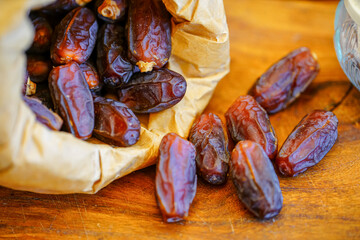 Studio shooting Turkish dried dates
