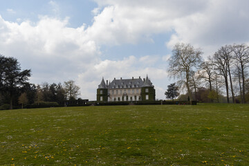Chateau de La Hulpe. Castle La Hulpe. Belgium. La Hulpe Park.