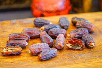 Studio shooting Turkish dried dates