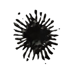 Clip art png- drops of paint splashed.  Overlays images- transparent background