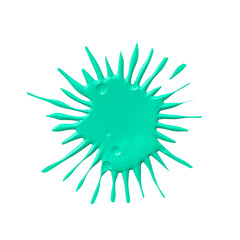 Clip art png- drops of paint splashed.  Overlays images- transparent background