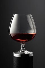 Glass of brandy.