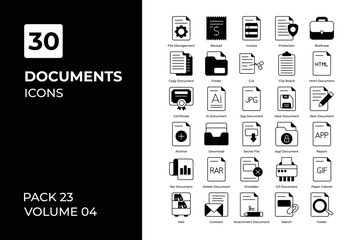 documents icons collection.