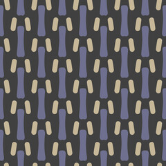 pattern design with abstract ornament motif