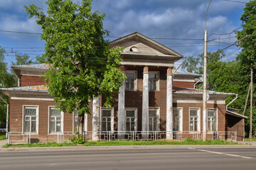 Wooden house in Vologda, Russia
