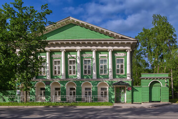 Wooden house in Vologda, Russia