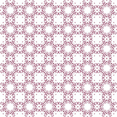 pattern design with abstract ornament motif