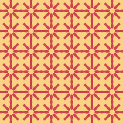 pattern design with abstract ornament motif