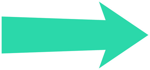 Fototapeta premium Arrow icon, PNG with transparent background.