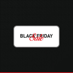 Modern black Friday super sale with red banner design, Discount Tag collection