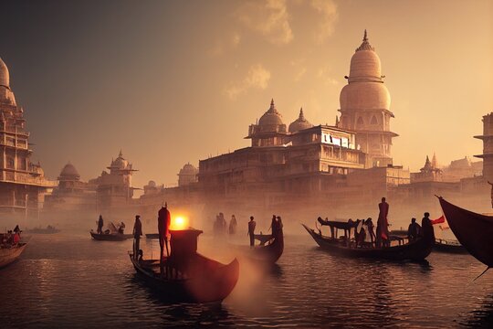 This is a 3D illustration of