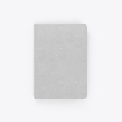 Leather Notebook Mockup. 3D render