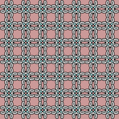 Fototapeta premium Ornament pattern design template with decorative motif. background in flat style. repeat and seamless vector for wallpapers wrapping paper packaging printing business textile fabric