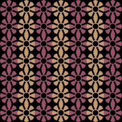 pattern design with floral motif