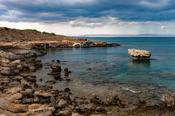 Küste bei Paralimni auf Zypern 
