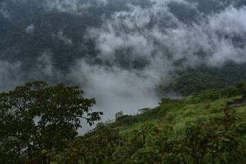 Bisle view point, Sakleshpura hill station, Karnataka, India