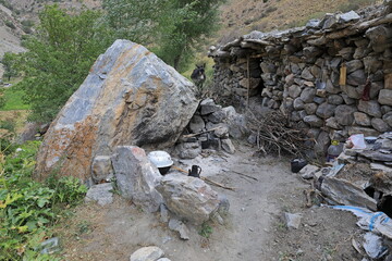 Traditional house in Pamir mountains – Tajikistan - 534712924