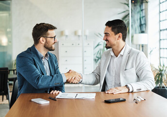 business handshake businessman man office meeting agreement hand teamwork contract greeting success...