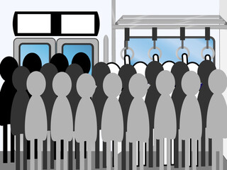 満員電車