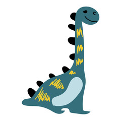 cute ancient dinosaurs cartoon