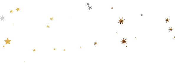 Glossy 3D Christmas star icon. Design element for holidays.