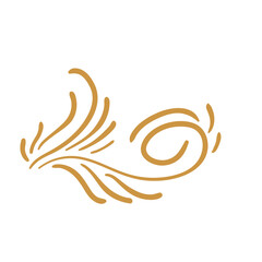 Fototapeta premium swirl flower victorian ornate divider