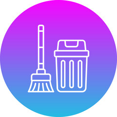 Sweep Gradient Circle Line Inverted Icon