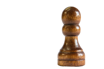 Pawn chess piece. PNG transparent background