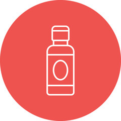 Deodorant Multicolor Circle Line Inverted Icon