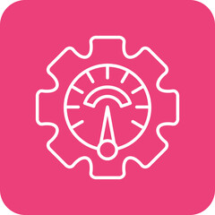 Productivity Multicolor Round Corner Line Inverted Icon
