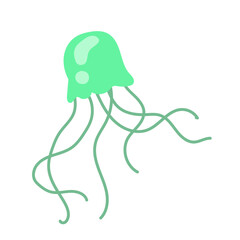 sea ​​water jellyfish