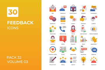 Feedback icons collection.
