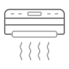 Hand Dryer Greyscale Line Icon