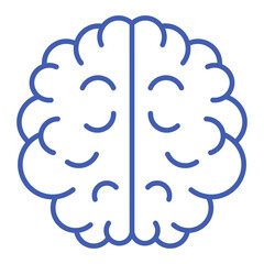 Brain Multicolor Line Icon