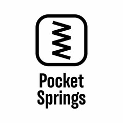 "Pocket Springs" vector information sign