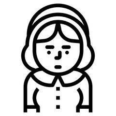 pilgrim Outline icon