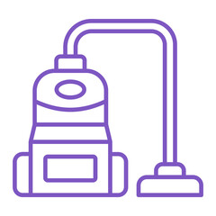 Obraz premium Vacuum Cleaner Multicolor Line Icon