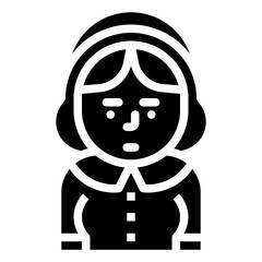pilgrim glyph icon