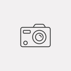 Camera vector icon sign symbol