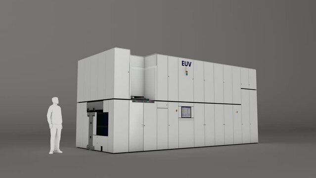 EUV lithography machine, artist concept rendering.