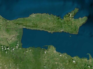 Samana, Dominican Republic. Low-res satellite. No legend