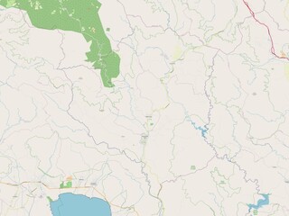 Obraz premium San Jose de Ocoa, Dominican Republic. OSM. No legend