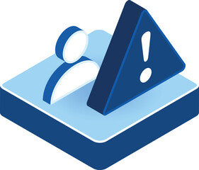 parental control isometric icon on box