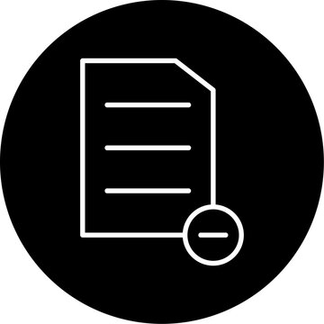 Substraction icon