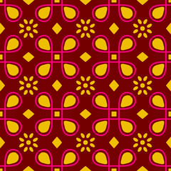 seamless pattern with flowers