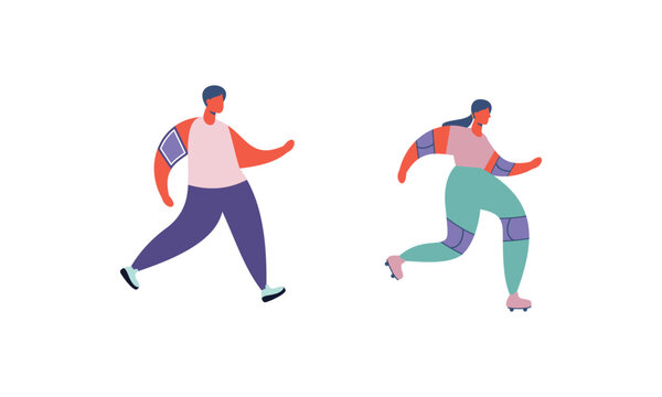 People doing sports activities illustration vector