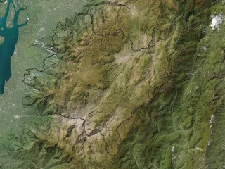 Azuay, Ecuador. Low-res satellite. No legend