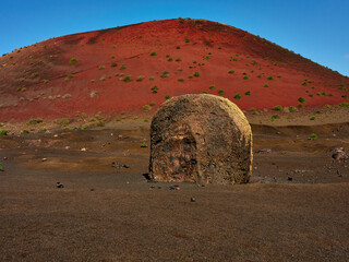 Bomba Volcánica de Lanzarote, Caldera Colorada