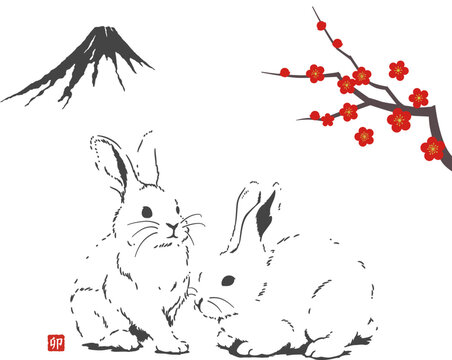 うさぎ素材 inspirational stock assets | Adobe Stock
